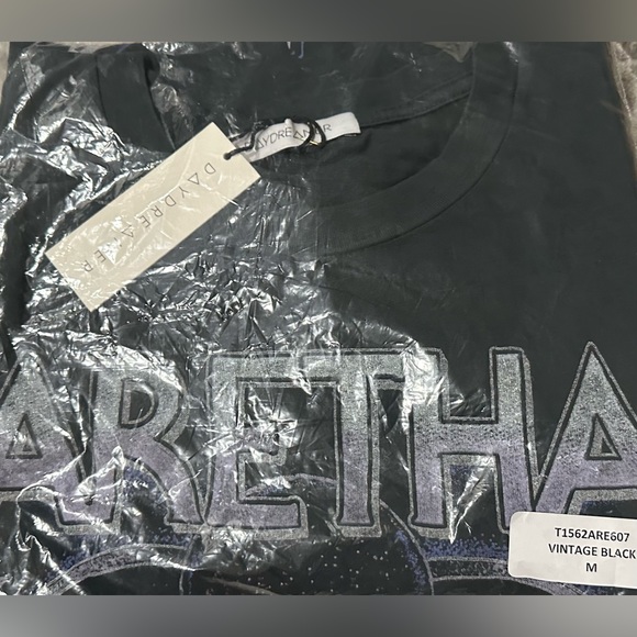 DAYDREAMER Aretha Franklin You Move Me Merch Tee Shirt Medium NEW NWT - Picture 2 of 3